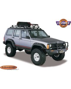 Bushwacker 10911 07 Cut-Out Fender Flares for 84-01 Jeep Cherokee XJ 4 Door