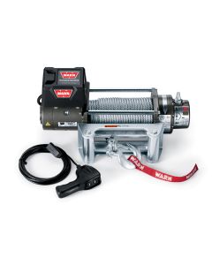 WARN 26502 M8000 Self-Recovery Winch (12V DC) 100' Wire Rope and Roller Fairlead 