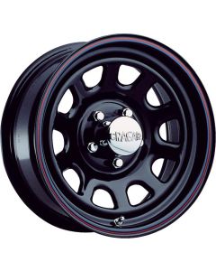 Cragar  Series 342 Black "D" Window Wheel for Jeep Vehicles with 5x5.5 Bolt Pattern