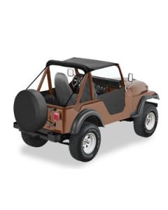 CLASSIC BIKINI TOP CJ5 55-75 BLACK VINYL
