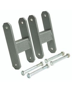 HD LIFT SHACKLE KIT 1/2 87-95 YJ GREY