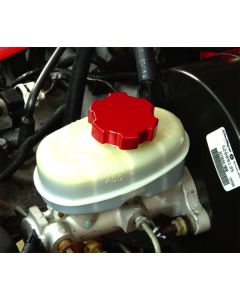 New Century Manufacturing  Billet Brake Master Cylinder Cap Cover for 97-06 Jeep Wrangler TJ