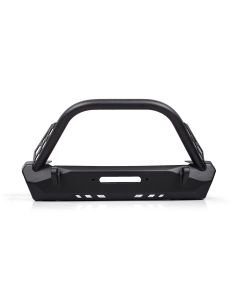 Crawltek Revolution -  Pyro Stubby Front Bumper with Flat Top Stinger - Wrangler CJ/YJ/TJ