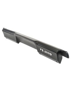 OMIX  OE Replacement Jeep Logo Dash Pad in Black for 76-86 Jeep CJ-5, CJ-7, CJ-8 Scrambler