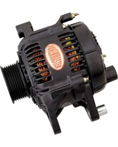 Powermaster 53311 170 / 110 Amp Alternator in Black for 91-01 Jeep Wrangler YJ, TJ & Cherokee XJ