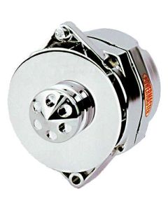 Powermaster 37294 140 / 80 Amp Alternator in Chrome for 81-90 Jeep CJ-5, CJ-7, CJ-8 & Wrangler YJ