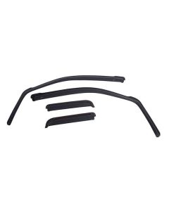 2014 2022 Jeep Cherokee EGR in-channel window visors front & rear set matte black finish
