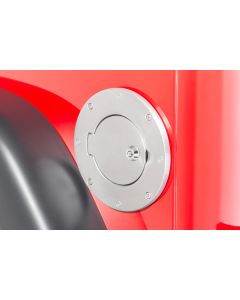 RR BRUSHED ALUM LOCKING GAS COVER TJ