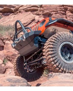 Road Armor 5182SPB Stealth Front Skid Plate for 18-20 Jeep Wrangler JL & Gladiator JT with Stealth Mid Width Front Bumper