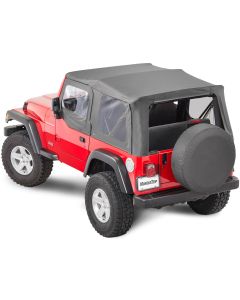 MasterTop  Complete Soft Top Kit with Upper Doors  for 97-06 Jeep Wrangler TJ 