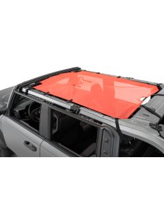 MSP BRONCO 4D RED MESH BIMINI W WIND HDR