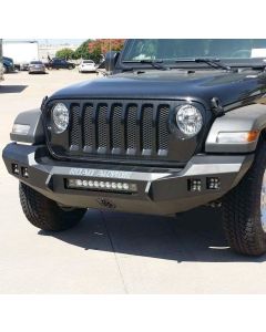 RDA STEALTH FR STD BUMPER JL JT BLK