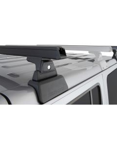 Rhino-Rack  2-Bar Backbone Roof Rack with Quick Mount Legs for 18-20 Jeep Wrangler JL Unlimited with Hardtop