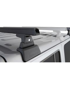 Rhino-Rack  2-Bar Backbone Roof Rack with Quick Mount Legs for 18-20 Jeep Wrangler JL Unlimited with Hardtop