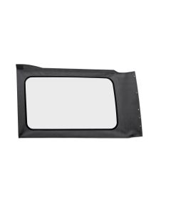 OE JL Replacement Windows - Jeep 2018-23 Wrangler JL (Quarter Left Hand; 4-Door; Black Vinyl; Clear)