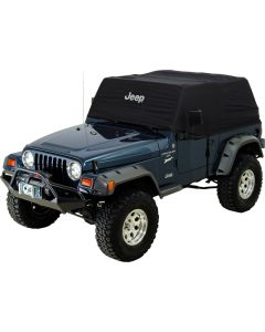 Mopar 82208408 Jeep Logo Cab Cover in Black for 97-06 Jeep Wrangler TJ