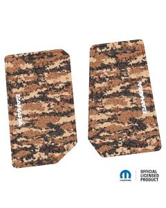 07-13 Jeep JK 2 Dr Front -Tire Tread/Scorched Earth Scene w/ Sahara Insert - Cyberflage w/ White Insert