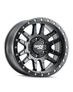 DIRTY LIFE CANYON PRO 9309 MATTE BLACK/MATTE BLACK LIP 17X9 5-127 -38MM 71.5MM