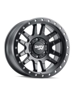 DIRTY LIFE CANYON PRO 9309 MATTE BLACK/MATTE BLACK LIP 17X9 5-127 -38MM 71.5MM