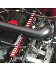 BILLET EFI WIRE COVER 4.0L RED