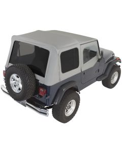 Rampage Products  Complete Soft Top Kit with Upper Doors & Tinted Windows for 88-95 Jeep Wrangler YJ