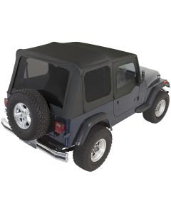 RMP COMPLETE TOP W/TINT/UPPERS YJ BLK