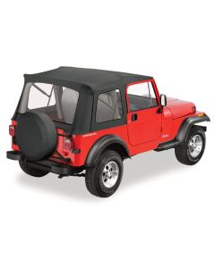 SUPERTOP SKINS W/O DOORS BLK DEN CJ7/YJ