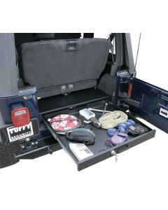 Tuffy 130-01 Security Products Full Length Underseat Drawer for 76-06 Jeep CJ-5, CJ-7, CJ-8 Scrambler, Wrangler YJ & TJ 
