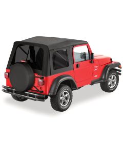 SUPERTOP W/O DOORS W/TINT 97-06 BLK DIA