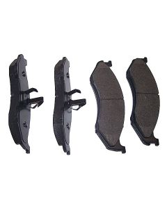 Crown Automotive 4883344TI Titanium Front Disc Brake Pad Set for 90-06 Jeep Wrangler YJ, TJ & Unlimited; 90-01 Cherokee XJ and 93-98 Grand Cherokee ZJ 