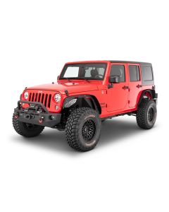 QUAD STEEL SLIM FLAT FENDER FLARES JK with Inner Liners