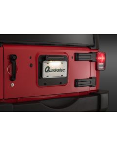 Kentrol  BackSide LED License Plate Mount for 07-18 Jeep Wrangler JK