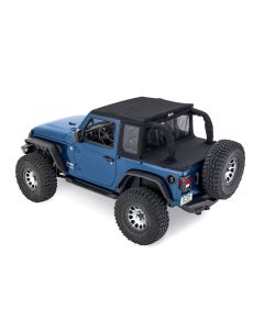 Bestop Halftop Soft Top - Jeep '24-Current Wrangler JL 2-Door (Black Diamond)