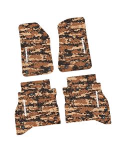 20-24 Jeep Gladiator Front and RearTire Tread/Scorched Earth Scene w/ Rubicon Insert - Cyberflage w/ White Insert