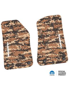 18-24 Jeep JL 2 Dr/Gladiator Front -Tire Tread/Scorched Earth Scene w/ Gladiator Insert - Cyberflage w/ White Insert