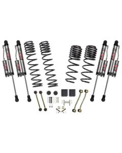 Skyjacker  2.5" Suspension Lift System with Dual Rate Long Travel Coil Springs and ADX 2.0 Remote Reservoir Shocks for 18-23 Jeep Wrangler JL Unlimited 4-Door