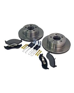 Crown Automotive 5016434K Front Disc Brake Service Kit  for 99-06 Jeep Wrangler Tj & Unlimited and 99-01 Cherokee XJ