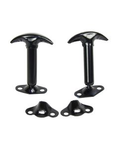 Kentrol  Stainless Steel Hood Latch Set for 42-95 Jeep CJ & Wrangler YJ