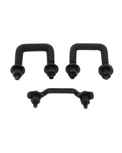 Kentrol  Stainless Steel Windshield Tie Down Kit for 55-86 Jeep CJ