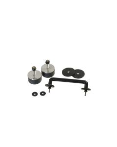 Kentrol  Stainless Steel Windshield Tie Down Kit for 97-18 Jeep Wrangler TJ and JK