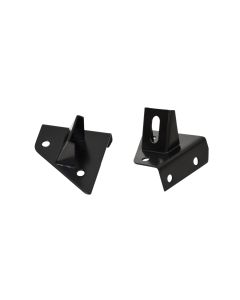 Kentrol  Stainless Steel Windshield Light Mount Brackets for 76-95 Jeep CJ-5, CJ-7, CJ-8 Scrambler & Wrangler YJ