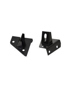 Kentrol Stainless Steel Windshield Light Mount Brackets for 76-95 Jeep CJ-5, CJ-7, CJ-8 Scrambler & Wrangler YJ