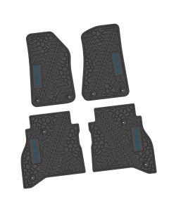 20-24 Jeep Gladiator Front and RearTire Tread/Scorched Earth Scene w/ Mojave Insert - Black w/ Dark Blue Insert