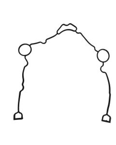 Crown Automotive 5139933AB Timing Cover Gasket  for 05-18 Jeep Grand Cherokee WK and 06-10 Commander XK with V8 Engine 