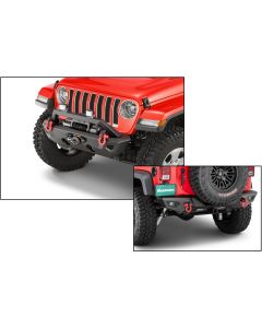 Carnivore  Front & Rear Bumper Combo for 07-18 Jeep Wrangler JK