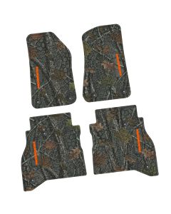 20-24 Jeep Gladiator Front and RearTire Tread/Scorched Earth Scene w/ Rubicon Insert - Rugged Woods w/ Orange insert