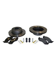 Crown Automotive 52008440K Front Disc Brake Service Kit  for 90-99 Jeep Wrangler YJ & TJ; 90-99 Cherokee XJ & Comanche MJ and 93-98 Grand Cherokee ZJ