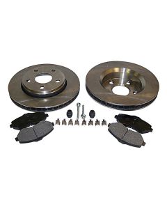 Crown Automotive 52060137K Front Disc Brake Service Kit  for 07-18 Jeep Wrangler JK