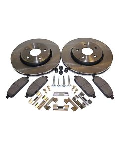 Crown Automotive 52089269K Front Disc Brake Service Kit  for 05-10 Jeep Grand Cherokee WK and 06-10 Commander XK