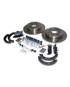 Crown Automotive 52089275K Rear Disc Brake Service Kit  for 05-10 Jeep Grand Cherokee WK and 06-10 Commander XK